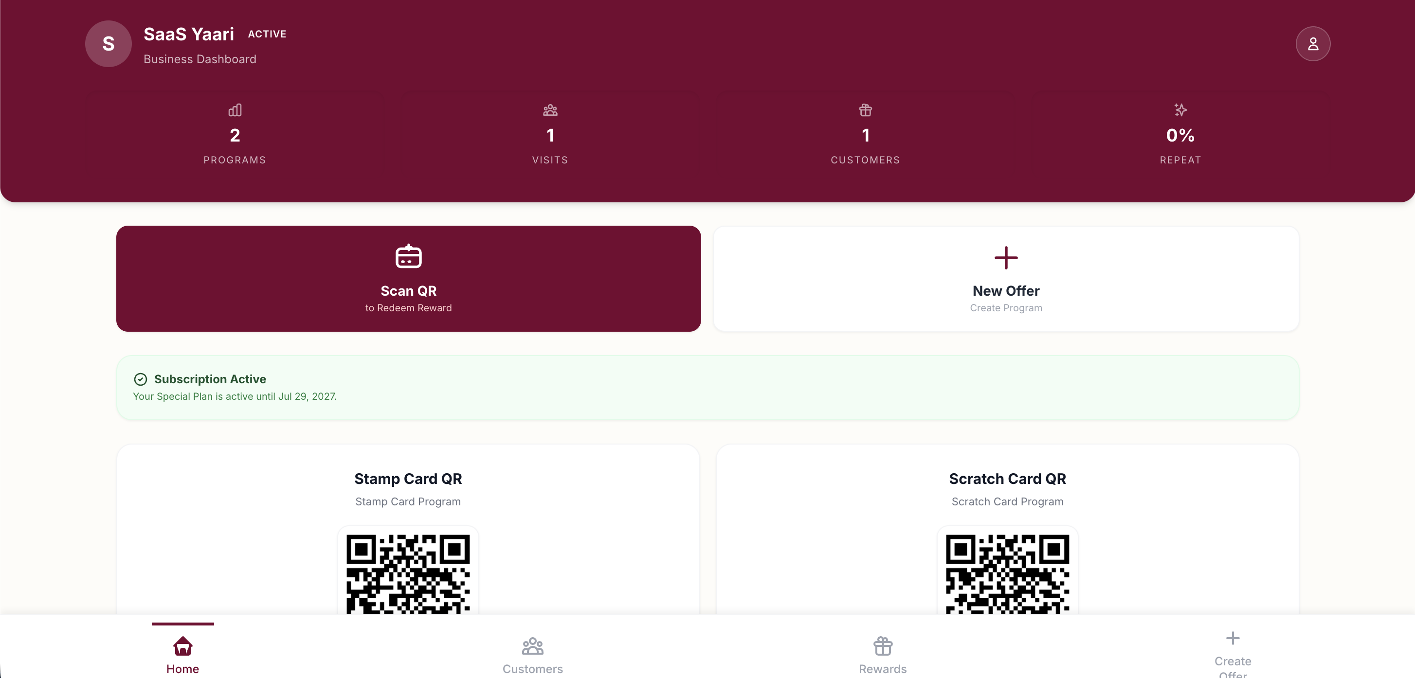 Loyalty Program
